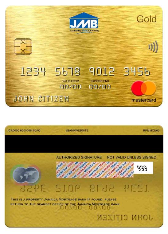 Jamaica Mortgage bank mastercard gold